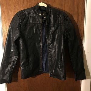 Men’s F21 leather jacket